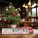Christmas Wooden Decor, North Pole Santa's Workshop Wooden Sign, Vintage Santa Elves Christmas Decor, Festive Wall Art for Home, Playroom, Holiday Season Decoration, Holiday Party Decoration