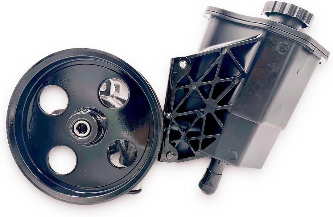 Power Steering Pump 96-70269 20-70269 with Pulley Reservoir Compatible With 2002-2007 Dodge Ram 1500, New Power Assist Pump