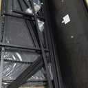 YGEOMER Entertainment Center for Up to 55 Inch TVs, TV Stand with Power Outlet and Open Storage Shelves, TV Media Console Table for Living Room and Bedroom, Black