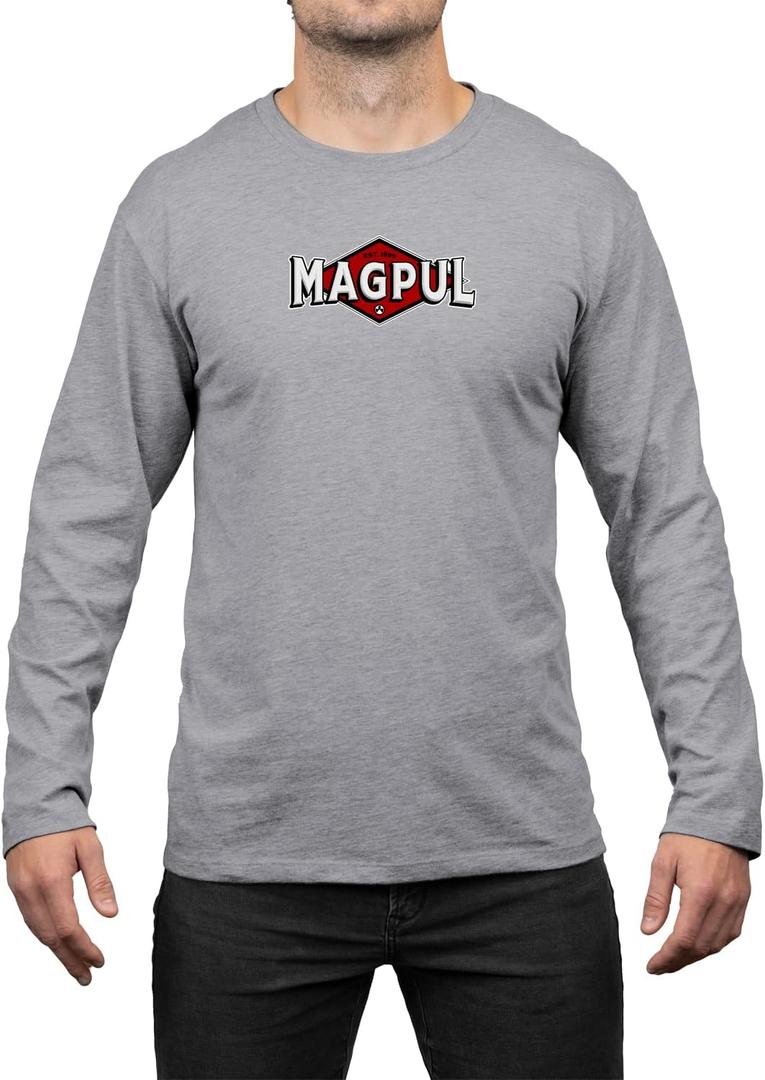 Magpul Mens Mapgul Crew Neck Blend Long Sleeve T-Shirt for Men (4X-Large)