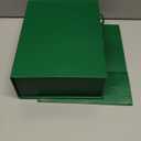 Zonon Green Luxury Gift Box with Lid and Ribbon 9 x 7 x 3'' Senses Gift Bag with Greeting Card Tissue Paper for Valentine's Day Decoration Wedding Birthday Party Favor Present Supplies