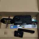 Veise Fingerprint Door Lock Set, Keyless Entry Door Lock, Front Handle Set, Electronic Keypad Deadbolt with Lever Handle, 2 Keys, Auto-Locking, One-time Codes, Easy to Install, Oil Rubbed Bronze