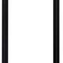 PetSafe 1-Piece Sliding Glass Pet Door for Dogs & Cats - Adjustable Height 75 7/8" to 81"- Large, Black, No-Cut DIY Install, Aluminum Patio Panel Insert, Great for Renters or Seasonal Installation