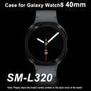 [12 Pack] Watch Screen Protector for Galaxy Watch8 40mm, Soft TPU Watch Case Protective Cover for Samsung Galaxy Watch8 40MM(SM-L320)