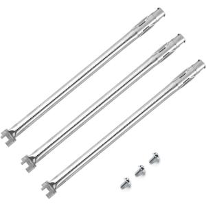 Grill Burner Tube 19.5 Inch Replacement for Weber Genesis 300 Series, Genesis E310 E320 E330 S310 S320 S330 Gas Grills, 62752 LP 3 Burners Tube Set Fits Up Front Control