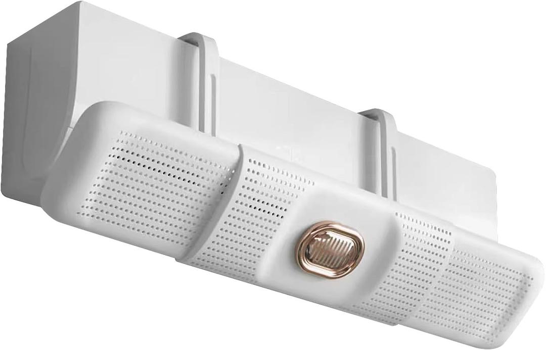 Air Conditioner Deflector for Mini Split, Retractable Mini Split Deflector with 270 Adjustable Airflow, No Direct Cold Air, Anti-Drip Design, Built-in Aromatherapy Box