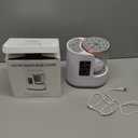 3 IN 1 Electric Makeup Brush Cleaner,Automatic Makeup Brush Cleaner with Makeup Brush Dryer,Portable USB Deep Cleaning for All Size Beauty Makeup Brush Set,Blush Brush,Sponges (White)