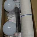 Battery Operated Wall Sconce Set of Two: 10000mAh Wireless Wall Light with Rechargeable Magnetic Bulb - Dimmable Wall Lamp with 7 RGB Colors - Linen Shade Sconces with Remote for Bedroom Living Room (Cream)