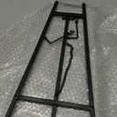 Leinuosen 1 Pcs Metal Easel Stand 16.5" H x 8.7" W x 4.3" D Table Top Easel Stand for Display Tripod Art Picture Mirror Modern Plate Holder for Display Book Photo Wedding Sign (Black)