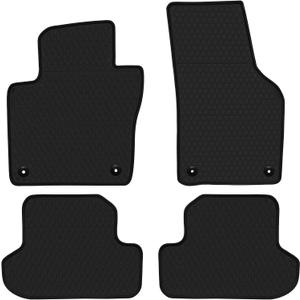 Car Floor Mats Custom Fit for Volkswagen VW Beetle 2012-2019 Black Rubber Auto Liner Mats All Weather Protection Heavy Duty Odorless