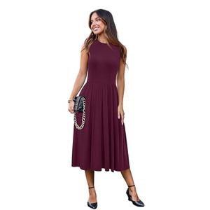 Newshows Womens 2025 Summer Casual Maxi Dress, Medium