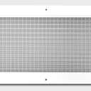 HVAC Premium 8" x 16" or 16" x 8" Cube Core Eggcrate Return Air Grille - Aluminum Rust Proof - HVAC Vent Duct Cover - White [Outer Dimensions: 9.75 X 17.75]