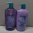 L'Oreal Paris Elvive Hyaluron + Pure Shampoo and Conditioner Set, Clarifying Shampoo and Rehydrating Conditioner with Salicylic Acid and Hyaluronic Acid, 1 Kit