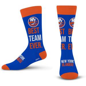 For Bare Feet NHL Unisex Best Team Ever Crew Sock Nhl (One Size)