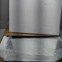 Espejo de bao para pared, espejo arqueado de 30 x 40 pulgadas, espejos de tocador de bao, borde biselado sin marco, espejo de pared decorativo, espejo de borde biselado irregular (Naturaleza)