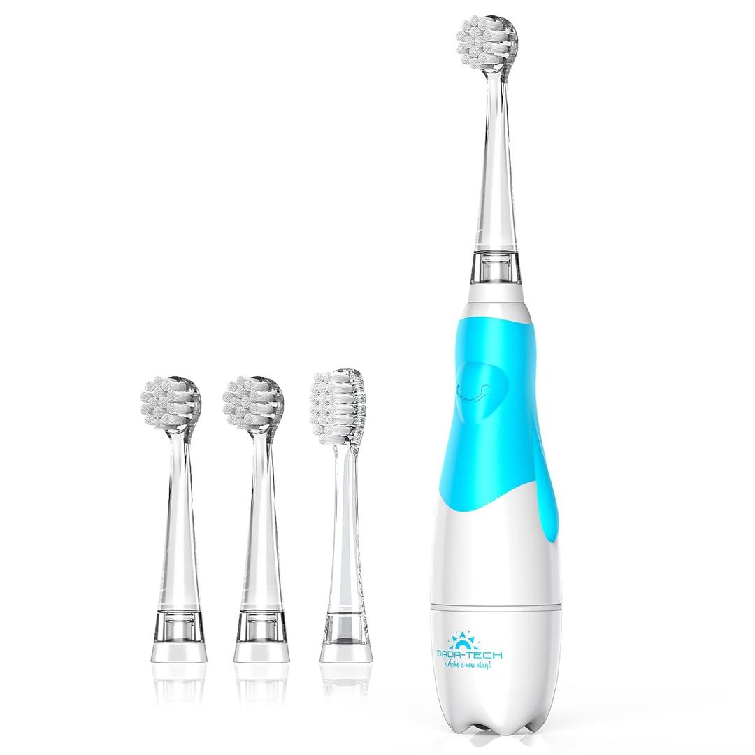 DADA-TECH Toddler Electric Toothbrush Kids Age 1-2-3 Years Old p (Blue) DADA-TECH Toddler Electric Toothbrush Kids Age 1-2-3 Years Old p (Blue)