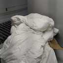 Serta Down Fiber Comforter Queen Size-All Season Duvet Insert, Luxury Fluffy Bed Comforter 100% Cotton 300 Thread Count Shell, Down Feather Fiber 500 Fill Power with Corner Taps, White 90x90inch