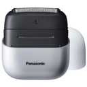 Panasonic Swipe Right Travel Shaver for Women, Portable Electric Razor with USB-C Charging, 3-Blade Cutting System for Dry or Wet Use, White/Silver - ES-CM3A-W