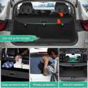 Powerty Retractable Cargo Cover for 2024-2026 Chevy Chevrolet Trax -Canvas Texture Trunk Cover Privacy Screen Rear Security Shade for Trax Accessories