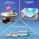 Klever Kits Science Building Toys 6 Projects- Make Your Wooden Motor Machines- Learning Crafts and STEM Activities for Kids Aged 8 9 10 + DIY Race Car & Star Nightlights