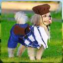 Dog Golf Costume with Golf Bag and Clubs Halloween Funny Pet Costumes Dog Cosplay Outfits Halloween Holiday Pet Party Supplies for Small Medium Large Dogs (S(Neck Girth: 9-12", Chest Girth: 17"))