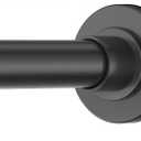 Black Shower Curtain Rod Tension 30 to 80 Inch,1 Inch Diameter Adjustable Tension Curtain Rod No Drilling,Shower Rods for Bathroom,No Rust