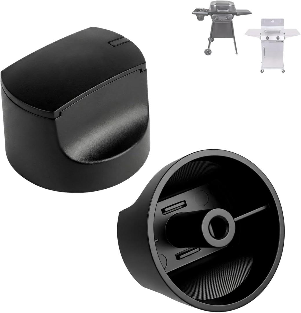 2-Pack Grill Control Knobs for Charbroil Replacement Parts, Grill Knob Replacement Parts for Charbroil Performance Series 2-6 Burner Grill Replacement Accessories