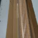 LazBlinds No Tools No Drill Cordless Bamboo Roman Shades, Light Filtering Window Treatment, Roll Up Bamboo Blinds for Windows 34'' W x 64'' H, Brown