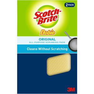 3M 722 Scotch-Brite Dobie Cleaning Pad 2-Pack