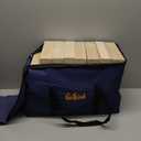 GOTHINK Giant Tumble Tower Game, Large Tumbling Tower Stacking to Over 4 FT 54pcs Wooden Jumbo Blocks for Outside Yard Games with Carry Case Timber Stacking Game Night Toy Gift for Kids Adults Family