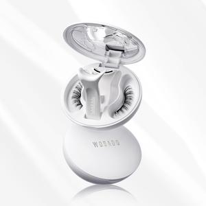 WOSADO Soft Magnetic Eyelashes Kit with Applicator, [Tulip] 22mm Reusable Glue-free Wispy Magnetic Lashes, Cruelty-free False Lashes, Waterproof, Lightweight, Suit for Heavy Makeup