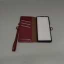 XcaseBar compatible with Moto G Power 2025/G Play 2025 Wallet case with Zipper Credit Card HolderRFID Blocking,Flip Folio Book PU Leather Phone case Shockproof Cover Men Women case Wine Red