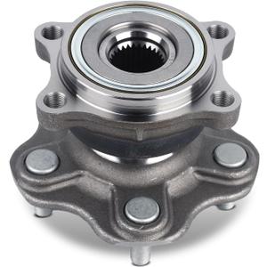 Autoround 512346 Rear Wheel Hub and Bearing Assembly Compatible with 2003-2007 Infiniti G35, 2003-2009 Nissan 350Z, Non- ABS