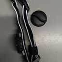 WhoseID Airtag Dog Collar | with Waterproof Air Tag Holder | QR Code Pet ID | Durable Comfortable Oxford Padded | Reflective Collar | for Small Puppy Dogs(Black,S,10''~16'')