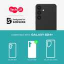 Tech21 Evo Clear case for Samsung Galaxy S24+ - Transparent Anti-Yellowing case - Clear