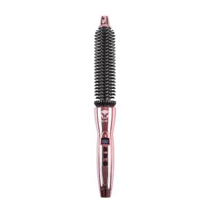 CALISTA Perfecter Pro Heated Round Brush | Lift, Volumize, and Style with No Heat Damage for Healthier-Looking Hair | 4 Sizes for Most Hair Types | Dual Voltage & Adjustable Temp (0.75, Rose Gold)