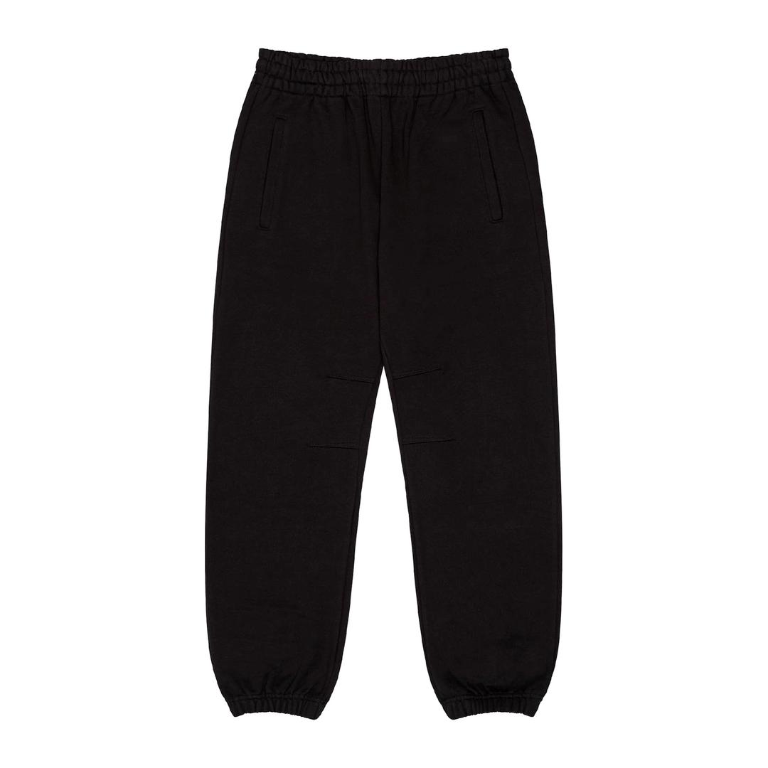 Bomme Sport Heavyweight Sweatpants 550GSM Oversized Joggers for Men and Women | Premium Cotton Baggy Pants, Wide Leg Sweatpants, Mens Casual Pants, Streetwear Track Joggers (Black,XL)