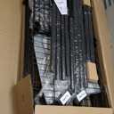 Heavy Duty Garment Rack Clothes Rack,Large Metal Closet Organizer System Storage Wardrobe,Freestanding Clothing Rack with 7 Adjustable Wire Shelves&3 Hang Rods,MaxLoad 1500lbs (Black)