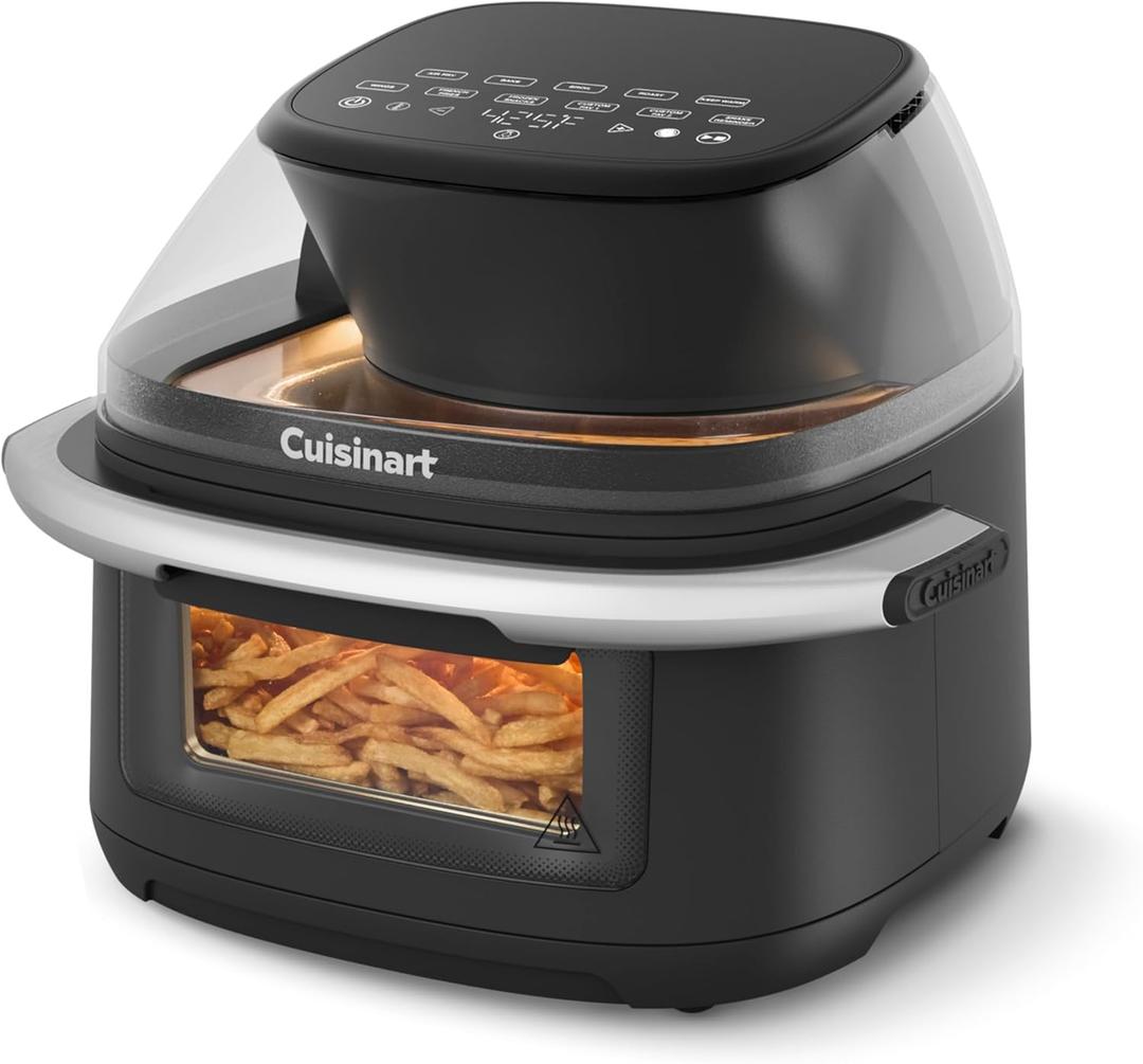 Cuisinart ClearView Large 9-Quart Basket Air Fryer with ClearView Window, Digital Control Panel, 5 Functions, 3 Air Fry Presets, 2 Custom Presets, Easy Clean, PFAS-Free, AFC-9, Extra Large