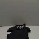 Womens Workout Sets Cross Back Sports Bras Matching High Waist Biker Shorts Yoga Jogger Outfits Work Out Clothes (Medium, Black)