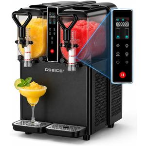 GSEICE 8L/2.1Gal Slushie Machine for Commercial & Home Use | Frozen Drink Maker for Slushy,Margaritas,Frappés,Milkshake and More