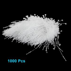 Hitefu 3" Clear Plastic Tag Loops, Snap Lock Hang Tag Fasteners with Security Loop, Clothing Price Tag Pins for Retail Stores (1000Pcs)