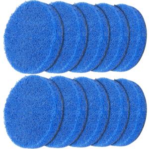 MR.SIGA Non-Scratch Pad Refills for Electric Spin Scrubber, 10 Pack