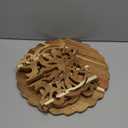 12" Wood Cake Stand, Acacia Wooden Rustic Cupcake Holder, Wedding Table Centerpiece Dessert Display Stand, Birthday Cake Pedestal for Tea Party Baby Shower