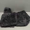 wyewye Bathroom Rugs Sets 3 Piece,Bath Rugs for Bath Non Slip, Ultra Soft Water Absorbent Microfiber Bath Mat Set, Machine Washable Thick Plush Bath Mats for Bathroom Floor,Tub and Shower,Deep Grey (3 pcs 24 "x17"+32 "x20"+24 "x20")