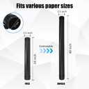 2 Pack Black Poster Tubes, Adjustable Length 25 to 40 Inches, Poster Tube with Shoulder Strap, Easy-to-Carry Storage Tube for Fishing Rod Case, Fly Rod Case, or Poster Storage.