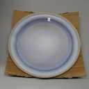 Gibson Elite Hailstone 16 Piece Stoneware Reactive Glaze (Service for 4) Ceramic Plates and Bowls Dinnerware Set - Moon Blue (Hailstone (Hailstone Tropical Green))