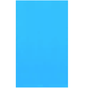 48 in. x 54 in. D 18 ft. Round Blue Standard Gauge Overlap Liner