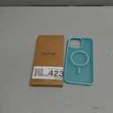 SUPFINE Magnetic for iPhone 14 Pro Max Case (Compatible with MagSafe) (Military Grade Drop Protection) Translucent Matte Shockproof Phone Cover,Blue Green