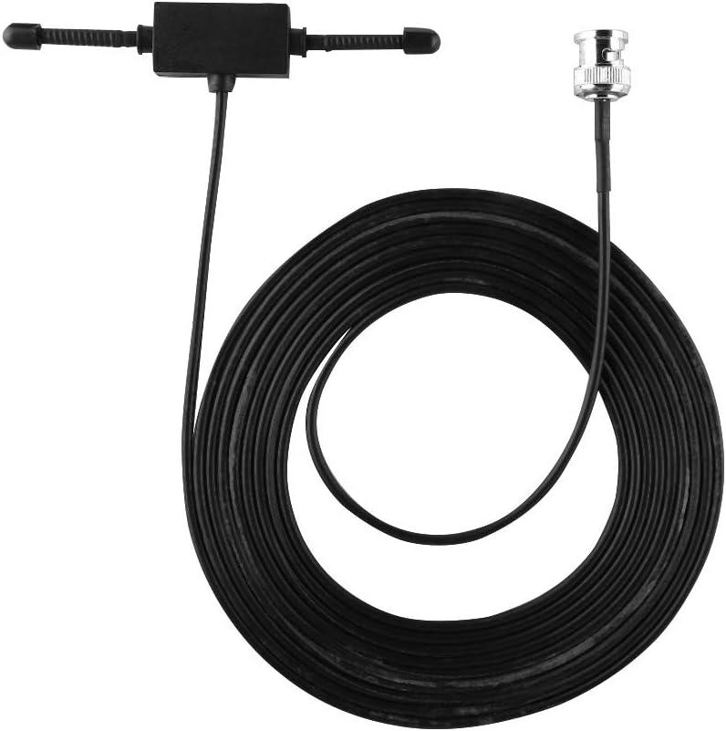Scanner Mobile Antenna, BNC Male Radio Scanner Antenna Glass Mount 30MHz - 1200MHz 3dB with BNC Connector for Two Radio